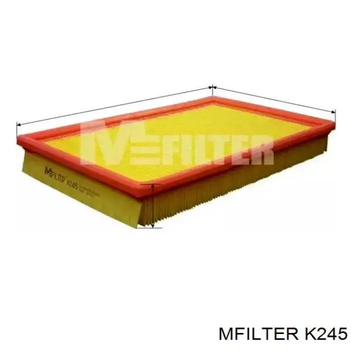 Filtr powietrza Mfilter K245 cena, od 10,03 USD