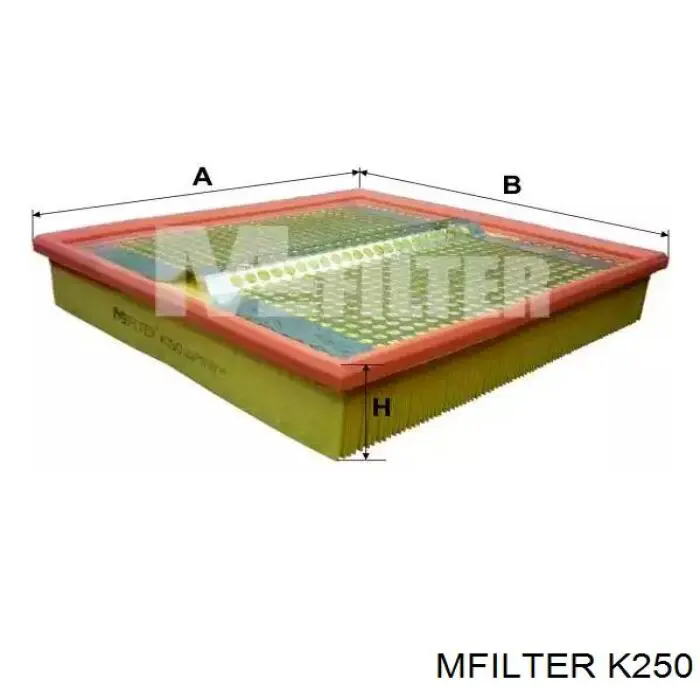 Filtr powietrza Mfilter K250 cena, od 15,35 USD