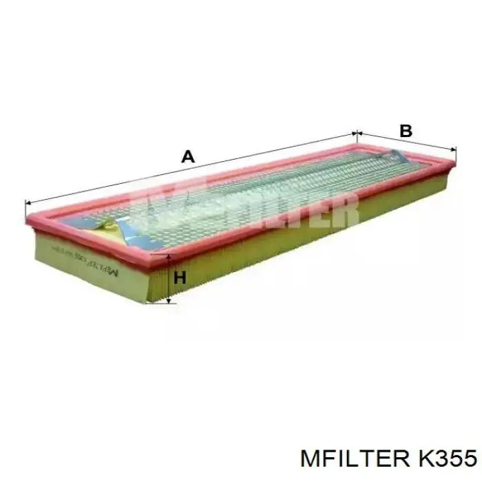 Filtr powietrza Mfilter K355 cena, od 15,11 USD