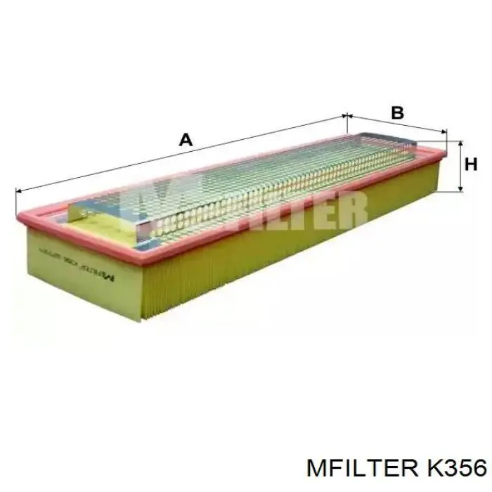 Filtr powietrza Mfilter K356 cena, od 17,01 USD