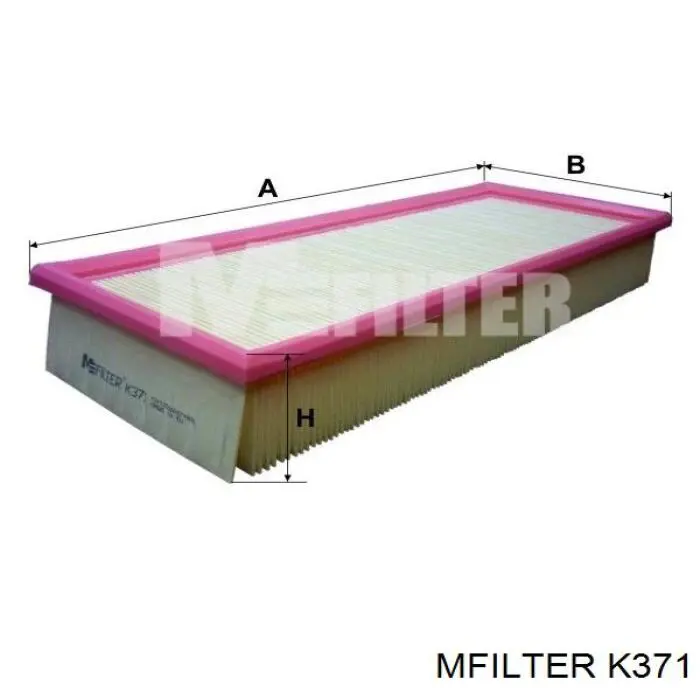 Filtr powietrza Mfilter K371 cena, od 8,07 USD
