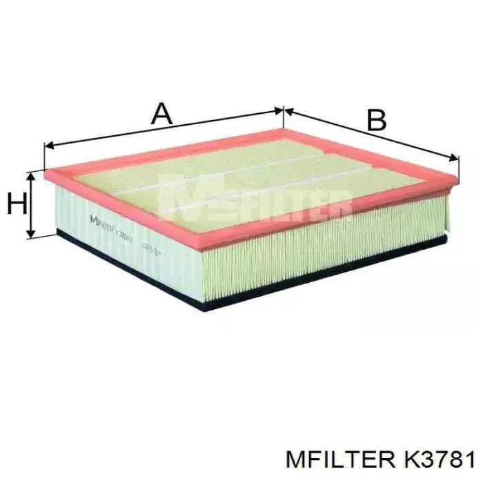 K3781 Mfilter filtr powietrza