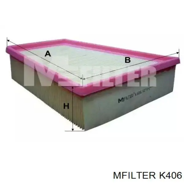 Filtr powietrza Mfilter K406 cena, od 10,61 USD