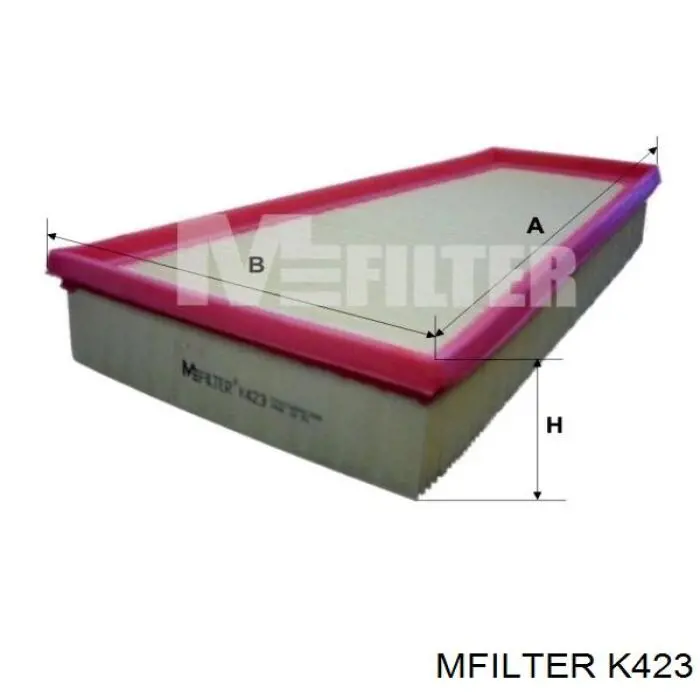 Filtr powietrza Mfilter K423 cena, od 9,92 USD