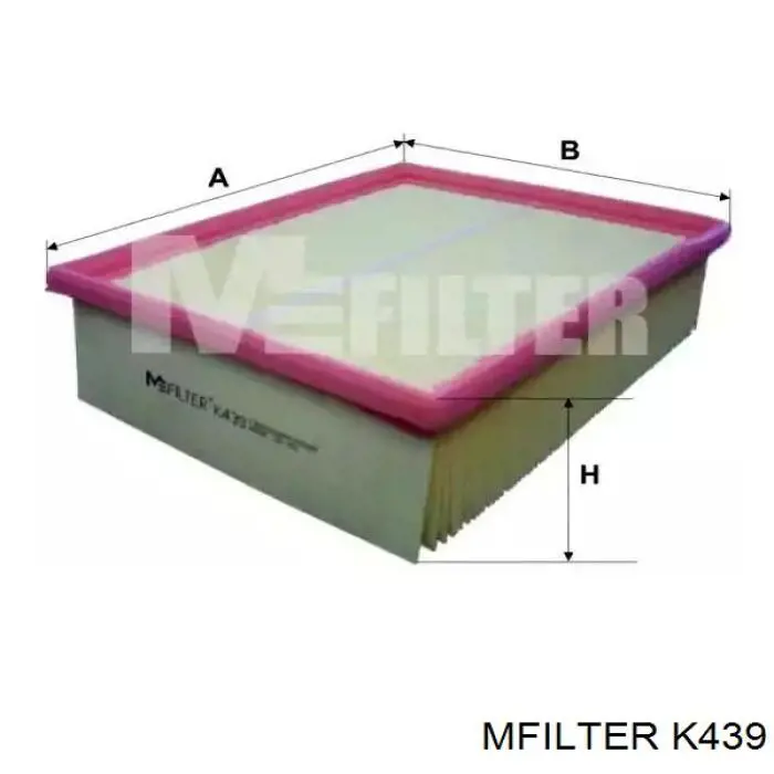 Filtr powietrza Mfilter K439 cena, od 9,19 USD