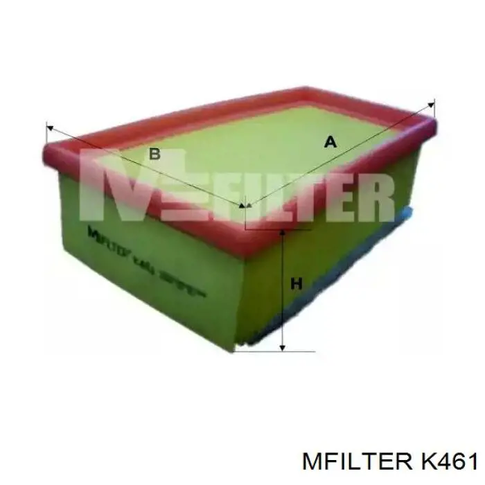 Filtr powietrza Mfilter K461 cena, od 7,36 USD