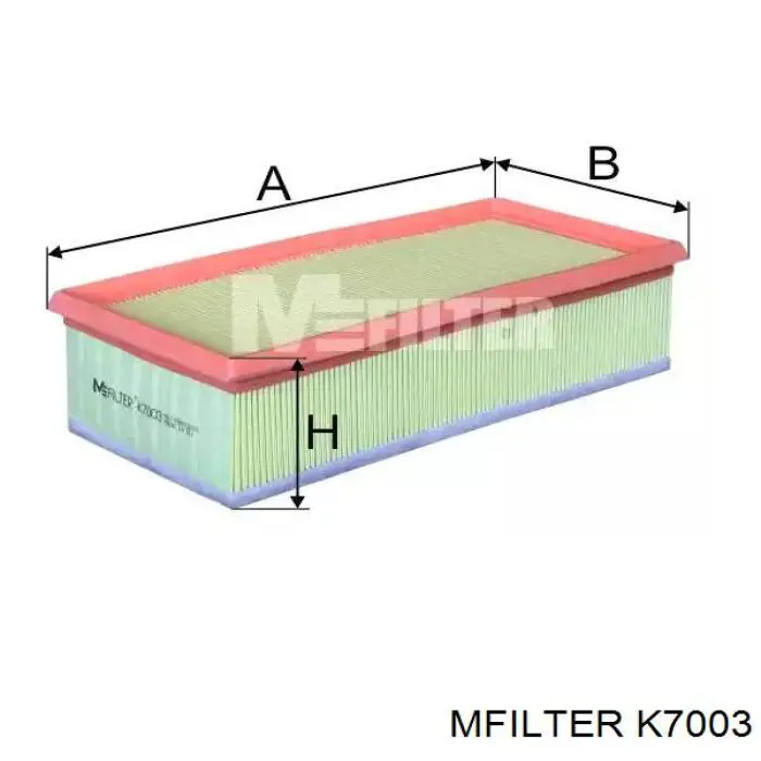 K7003 Mfilter filtr powietrza