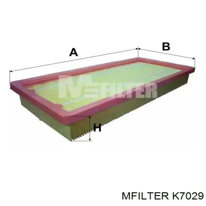 Filtr powietrza Mfilter K7029 cena, od 8,87 USD