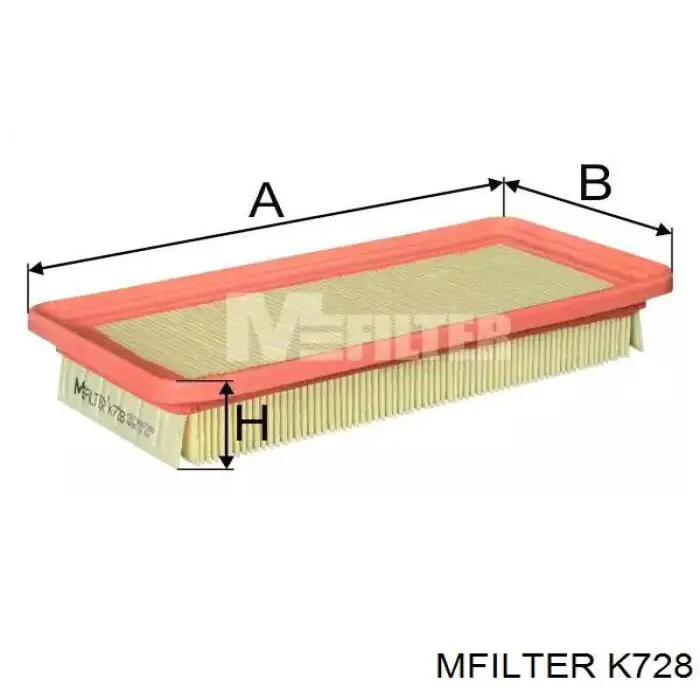 K728 Mfilter Filtr powietrza