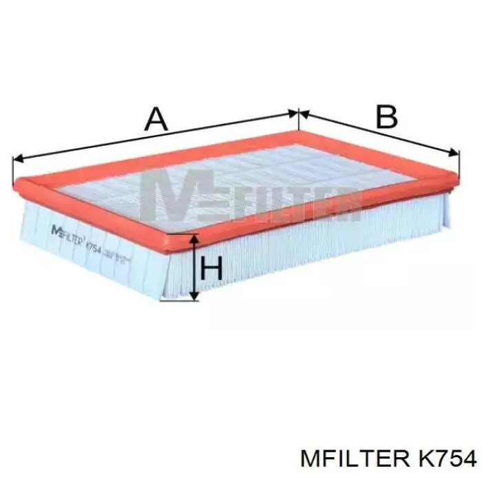 K754 Mfilter filtr powietrza