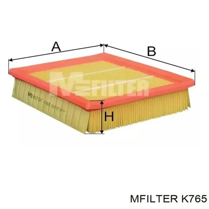 Filtr powietrza Mfilter K765 cena, od 10,32 USD