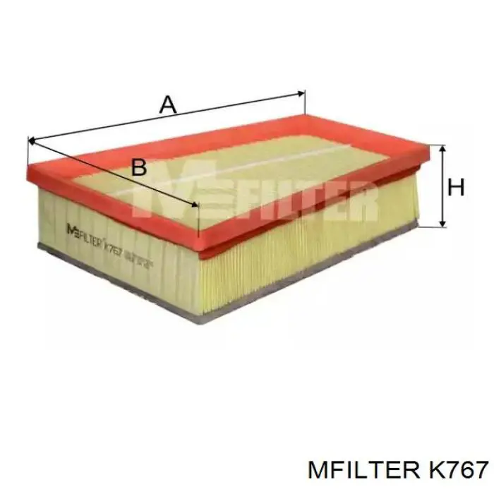 K767 Mfilter filtr powietrza