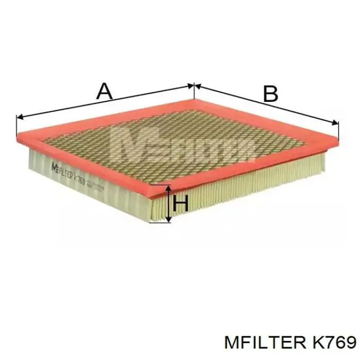 K769 Mfilter Filtr powietrza