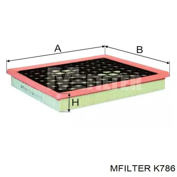 K786 Mfilter Filtr powietrza