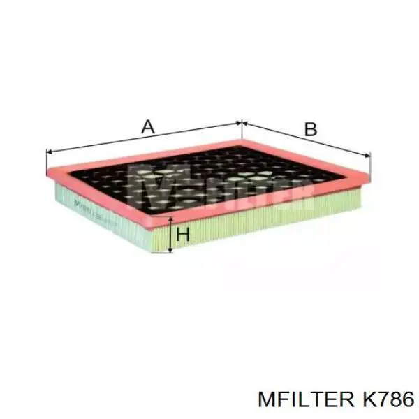 Filtr powietrza Mfilter K786 cena, od 11,81 USD
