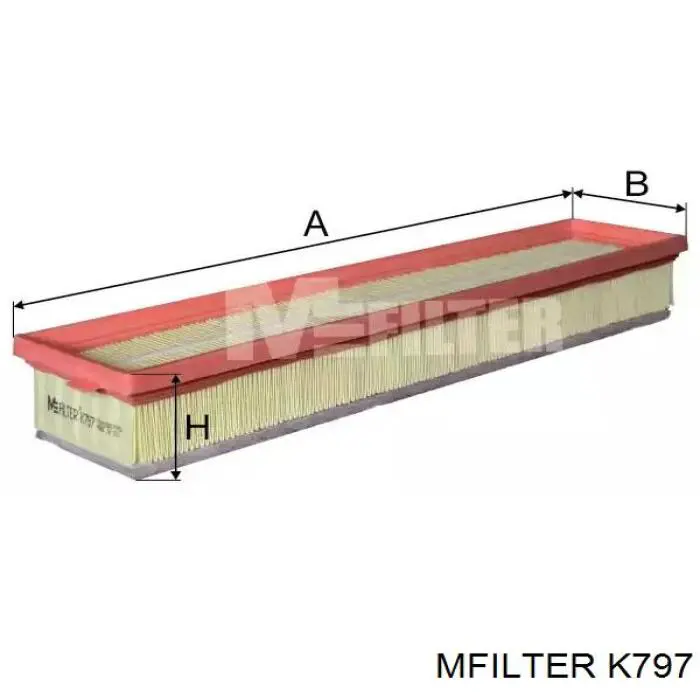 K 797 Mfilter filtr powietrza