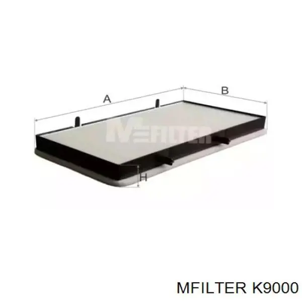 Filtr kabiny Mfilter K9000 cena, od 11,59 USD