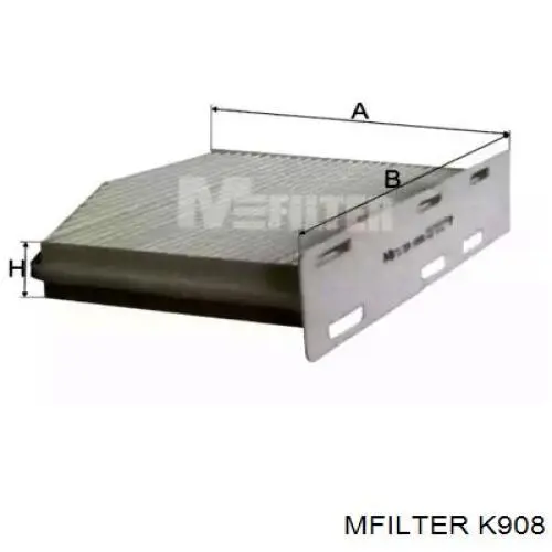 Filtr kabiny Mfilter K908 cena, od 9,87 USD