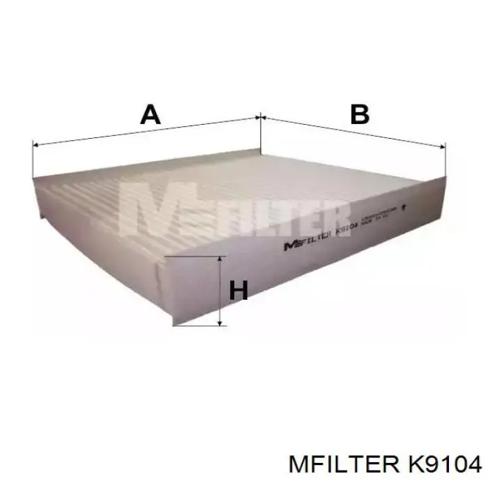 K9104 Mfilter filtr kabiny