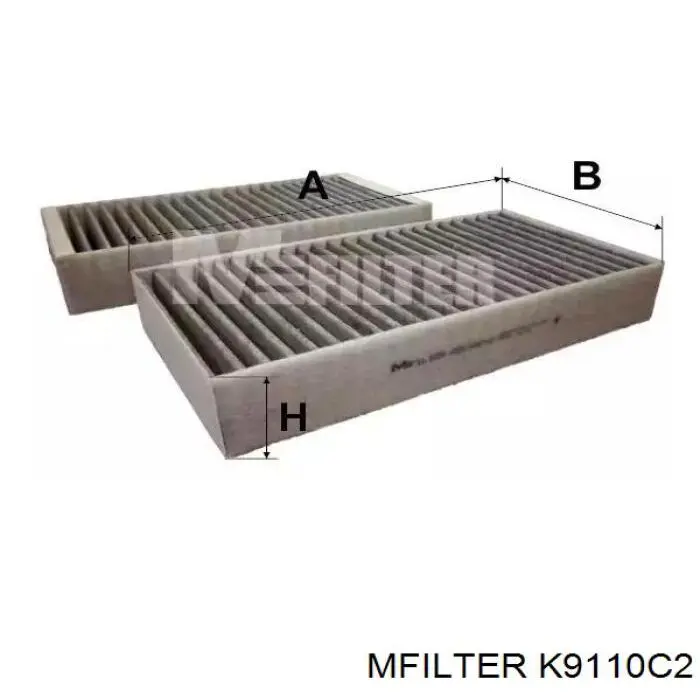 K9110C2 Mfilter filtr kabiny