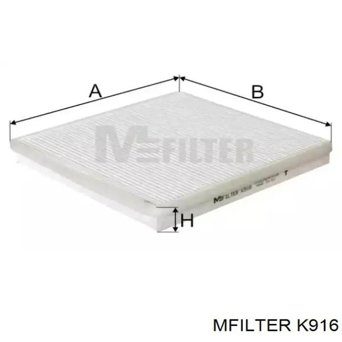 K916 Mfilter filtr kabiny