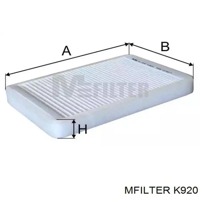 K920 Mfilter Filtr kabiny
