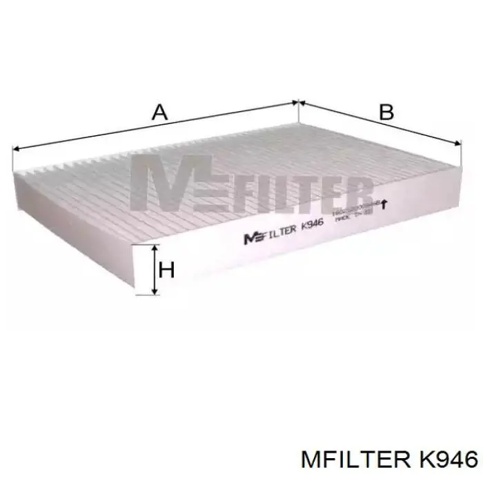 K946 Mfilter Filtr kabiny