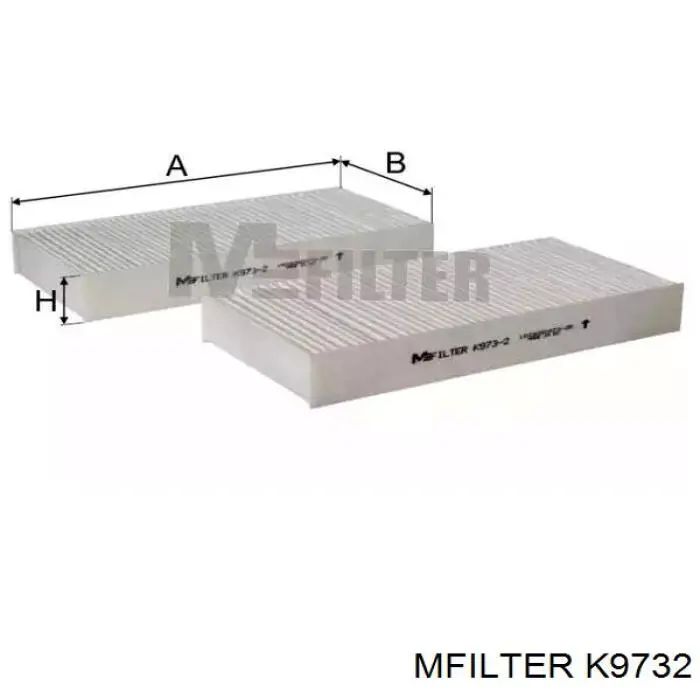 K9732 Mfilter filtr kabiny