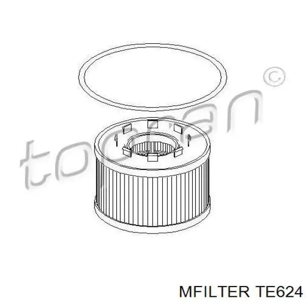 Do koszyka TE624 Mfilter Filtr oleju