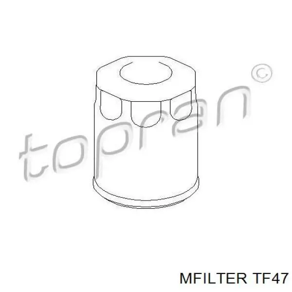 Filtr oleju Mfilter TF47 cena, od 8,26 USD