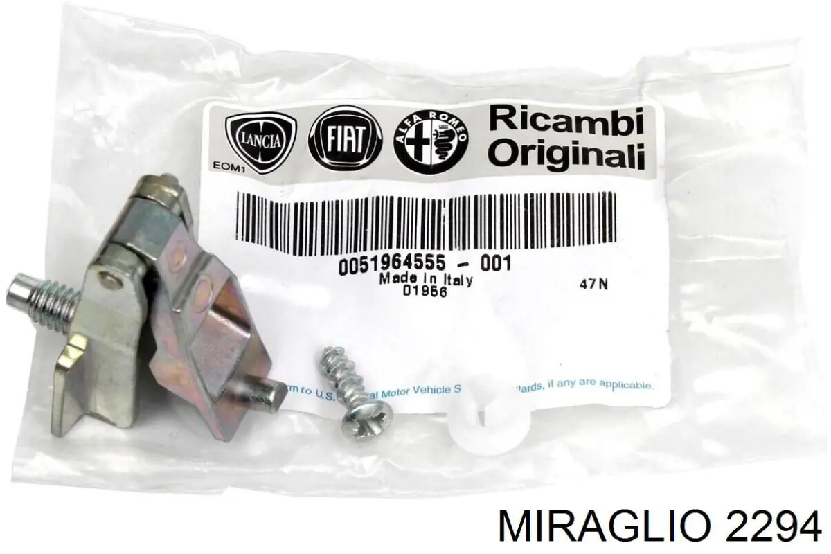 Zawias zewnętrznej klamki drzwi przedniej Fiat/Alfa/Lancia 51964555 cena, od 11,95 USD