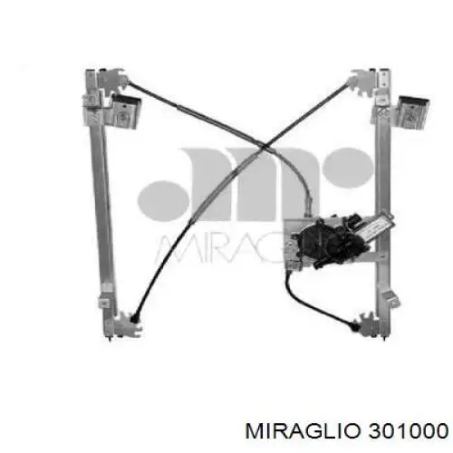 301000 Miraglio Mechanizm podnoszenia szyby drzwi przednich lewych