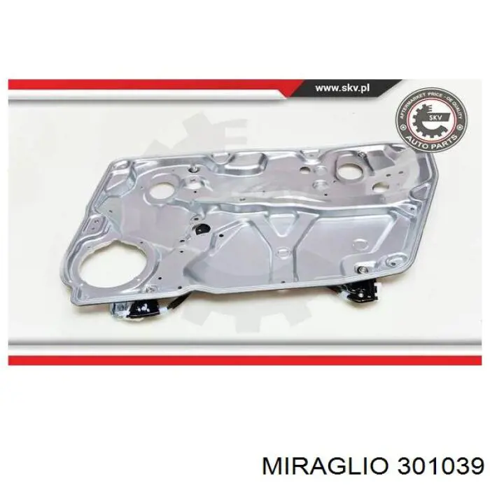 Do koszyka 301039 Miraglio Mechanizm podnoszenia szyby drzwi przednich prawych
