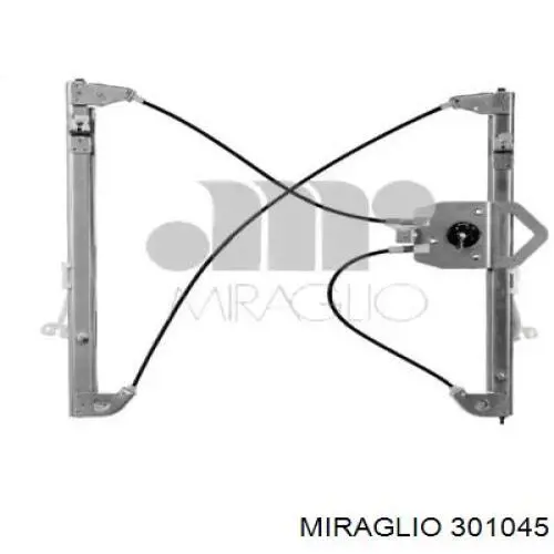 301045 Miraglio Mechanizm podnoszenia szyby drzwi przednich prawych