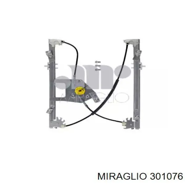 301076 Miraglio Mechanizm podnoszenia szyby drzwi przednich lewych