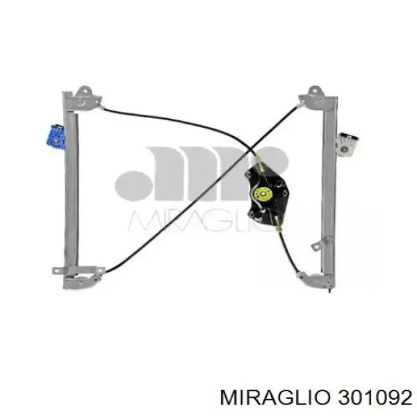 301092 Miraglio Mechanizm podnoszenia szyby drzwi przednich prawych