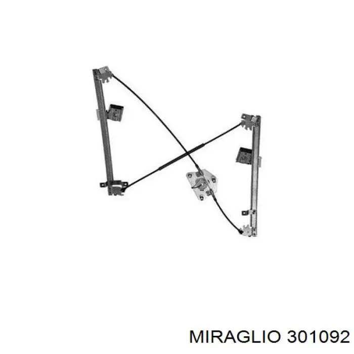 Mechanizm podnoszenia szyby drzwi przednich prawych Miraglio 301092 cena, od 37,90 USD