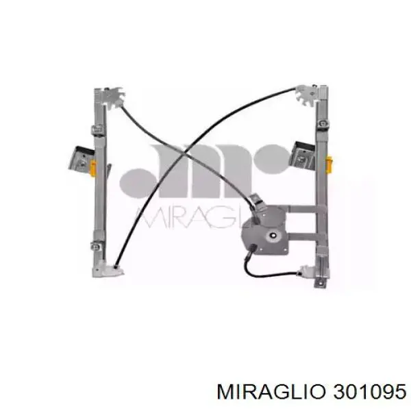 Mechanizm podnoszenia szyby drzwi przednich lewych Miraglio 301095 cena, od 51,45 USD