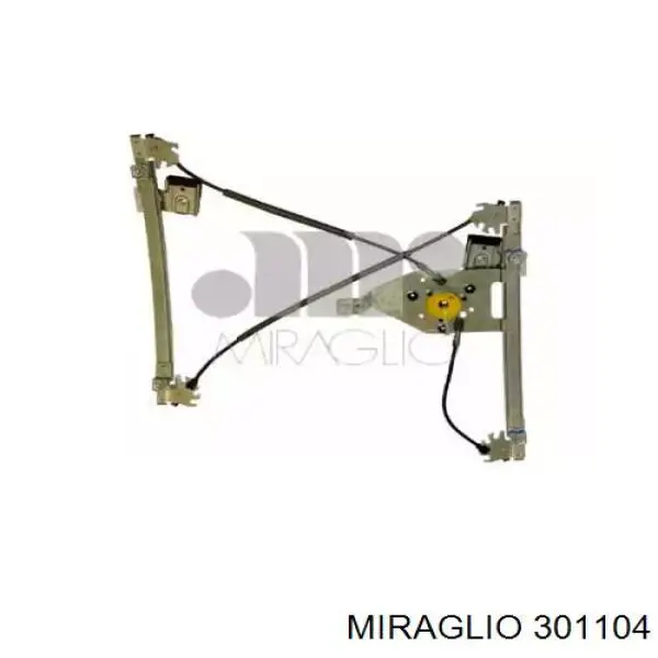301104 Miraglio Mechanizm podnoszenia szyby drzwi przednich prawych