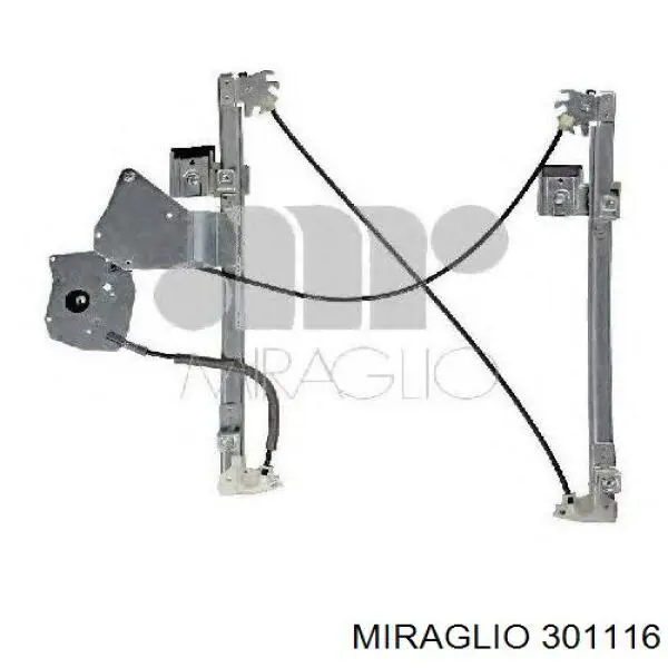Mechanizm podnoszenia szyby drzwi przednich prawych Miraglio 301116 cena, od 60,05 USD