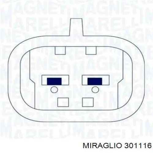 Do koszyka 301116 Miraglio Mechanizm podnoszenia szyby drzwi przednich prawych