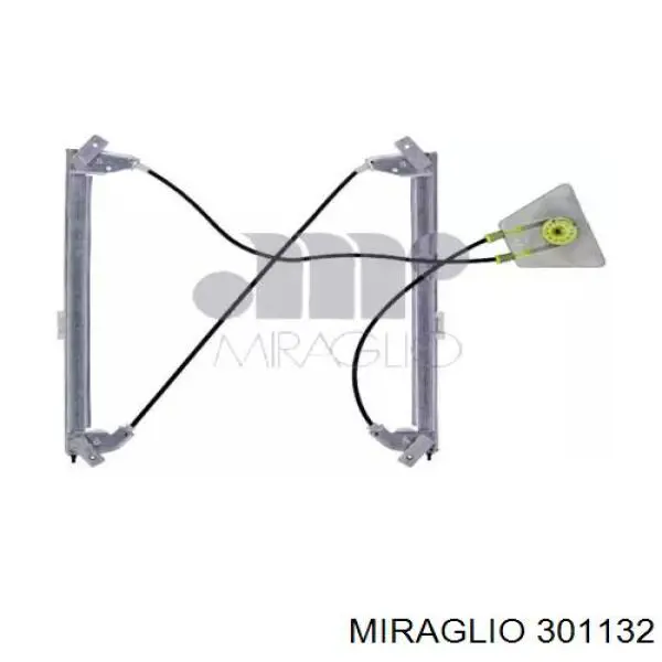 301132 Miraglio Mechanizm podnoszenia szyby drzwi przednich prawych