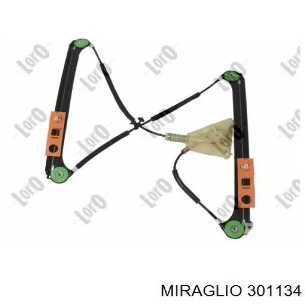 Mechanizm podnoszenia szyby drzwi przednich prawych Miraglio 301134 cena, od 47,15 USD