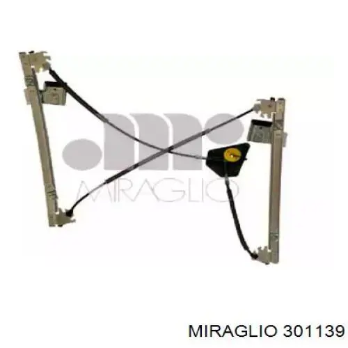 Do koszyka 301139 Miraglio Mechanizm podnoszenia szyby drzwi przednich lewych