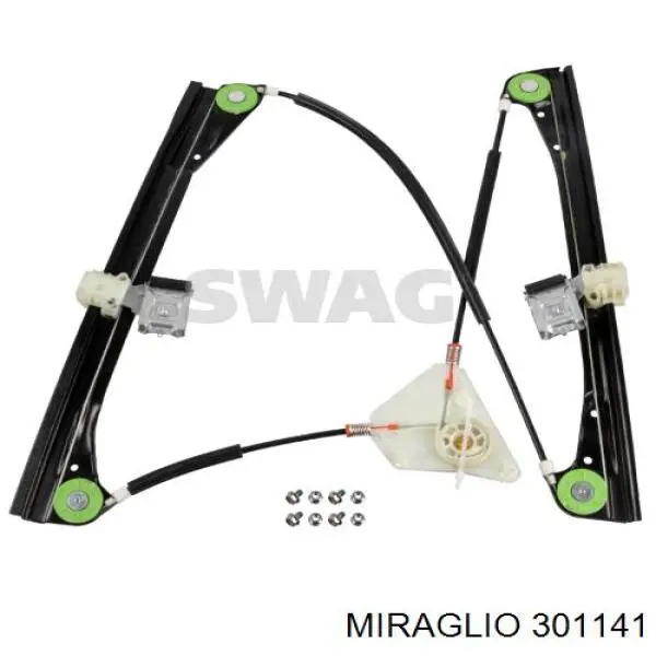 Do koszyka 301141 Miraglio Mechanizm podnoszenia szyby drzwi przednich lewych