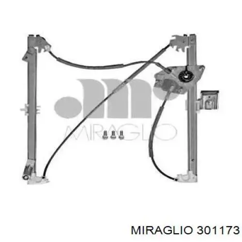 Do koszyka 301173 Miraglio Mechanizm podnoszenia szyby drzwi przednich lewych
