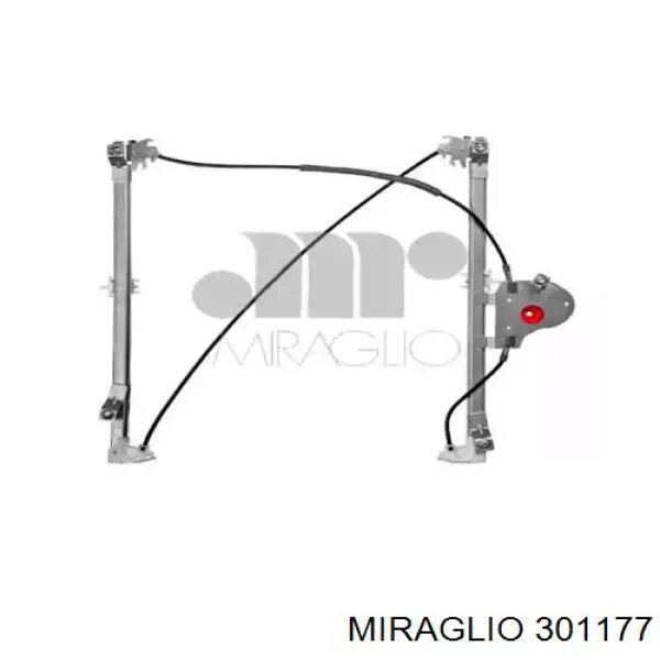 301177 Miraglio Mechanizm podnoszenia szyby drzwi przednich lewych