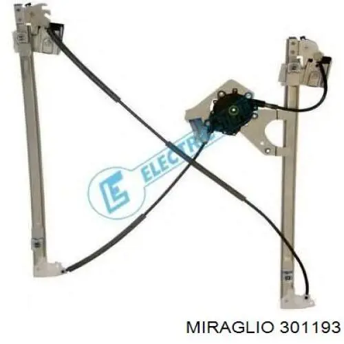 Mechanizm podnoszenia szyby drzwi przednich lewych Miraglio 301193 cena, od 46,49 USD
