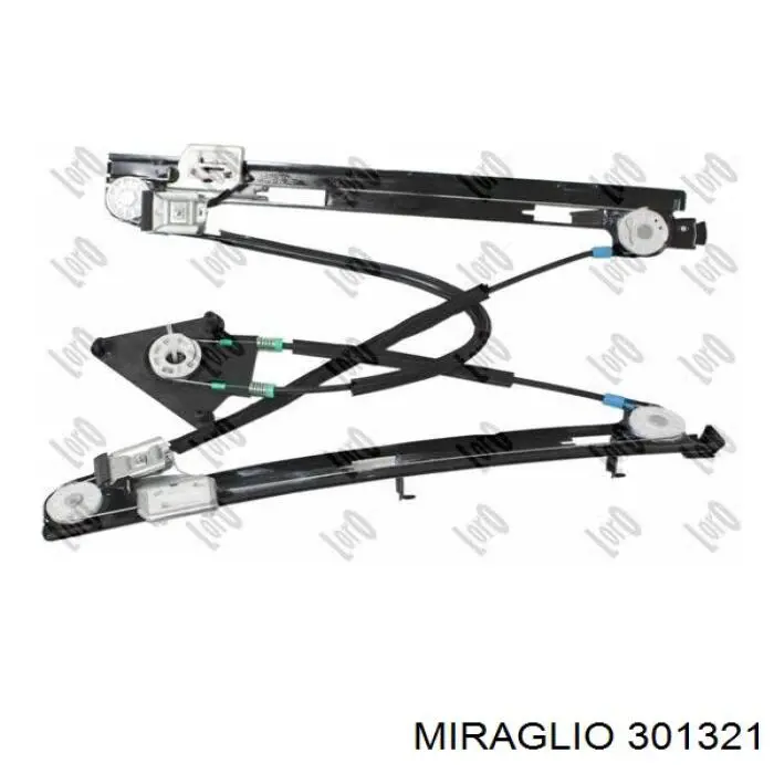 Mechanizm podnoszenia szyby drzwi przednich lewych 31837095 AND