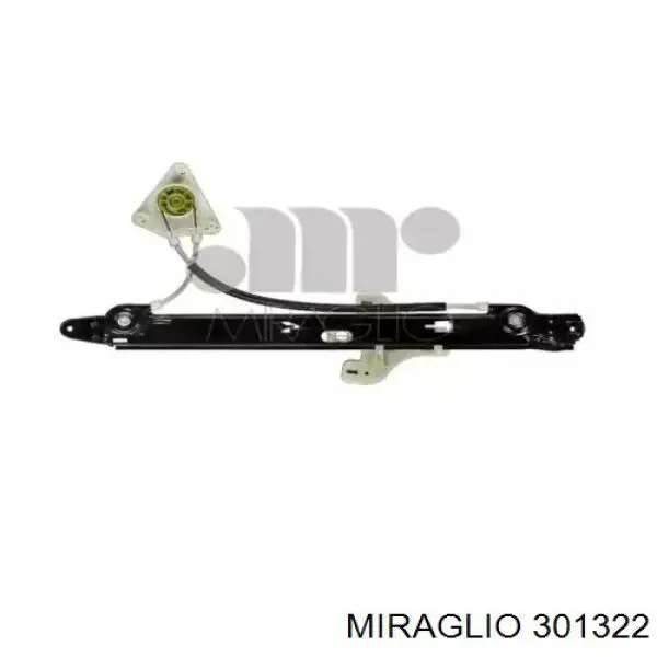 Mechanizm podnoszenia szyby drzwi tylnych prawych Miraglio 301322 cena, od 49,46 USD